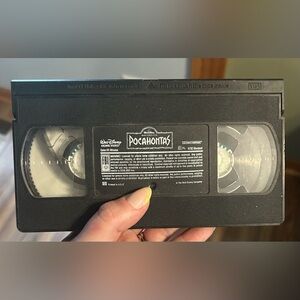 Disney Pocahontas Black VHS Tape (No Box)